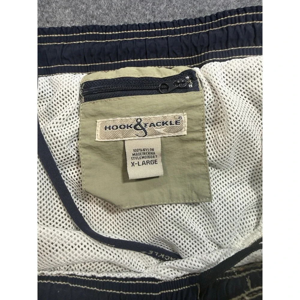 Hook & Tackle Men's Beer Can Island Fishing Swim Shorts Khaki Size‎ XL